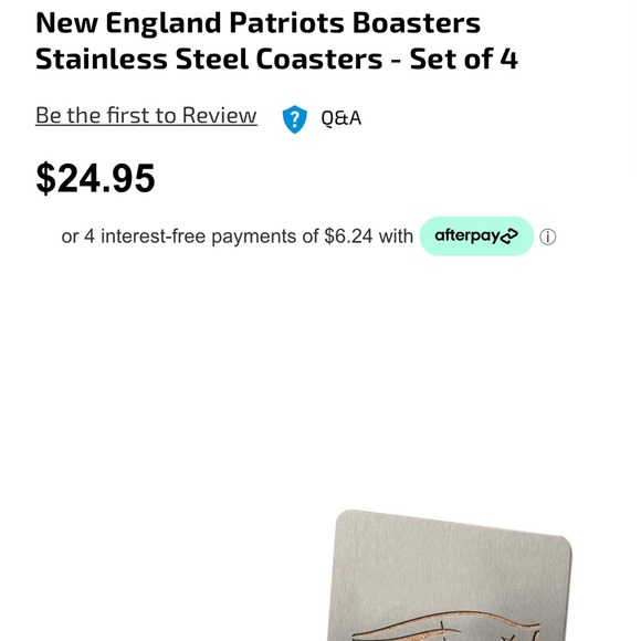 New England Patriots Coasters - Picture 3 of 3